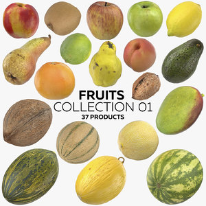 fruits 01 - 37 3D model
