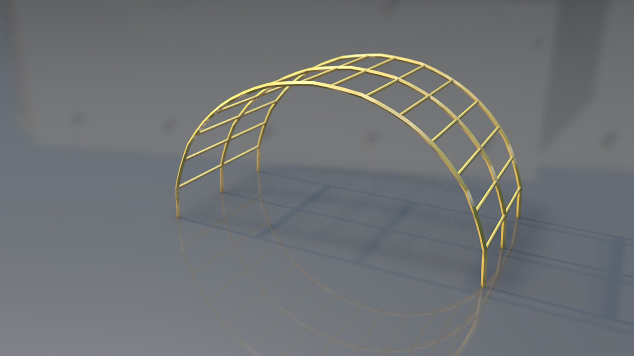 观赏拱3d模型