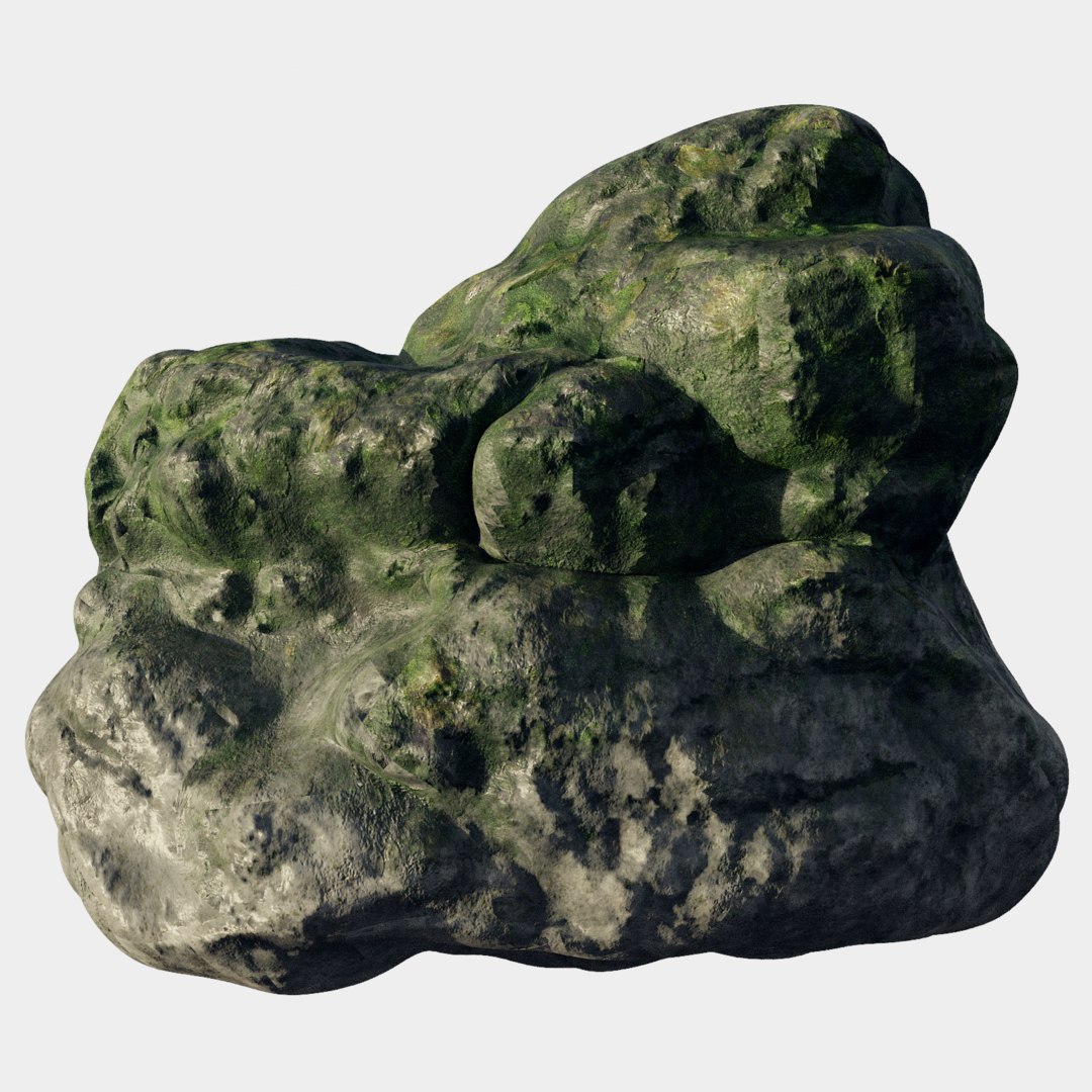 3D rock sculpted blender TurboSquid 1475535