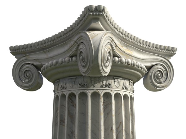 3d model ionic column