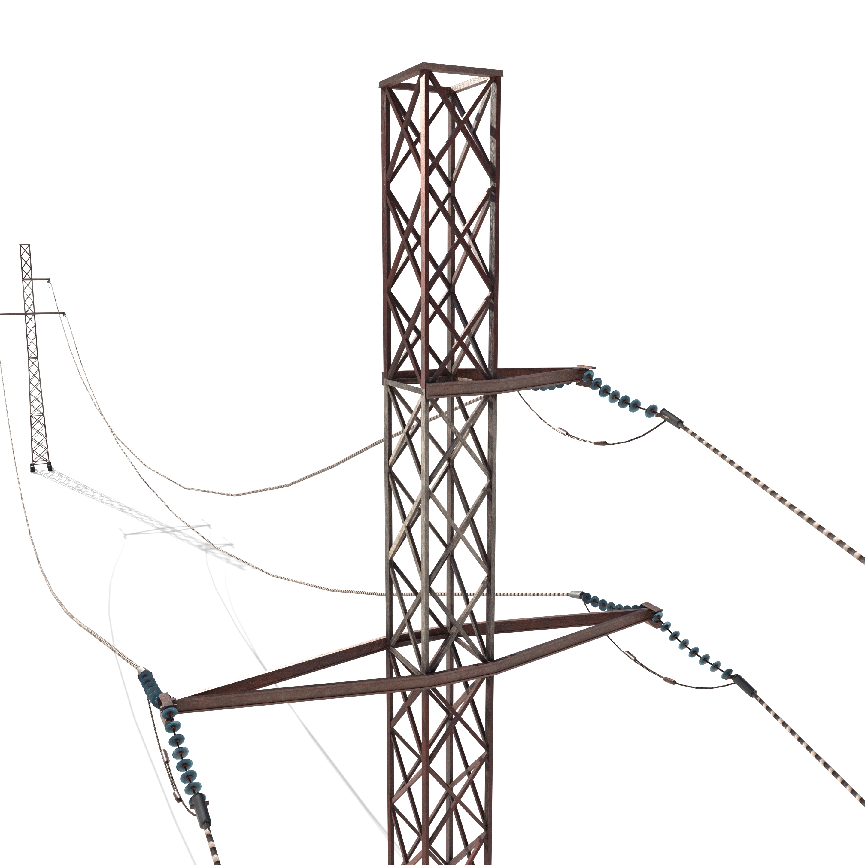 3d Electricity Poles Model - Turbosquid 1475859