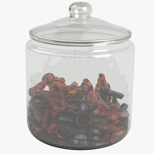 candy jar 3D