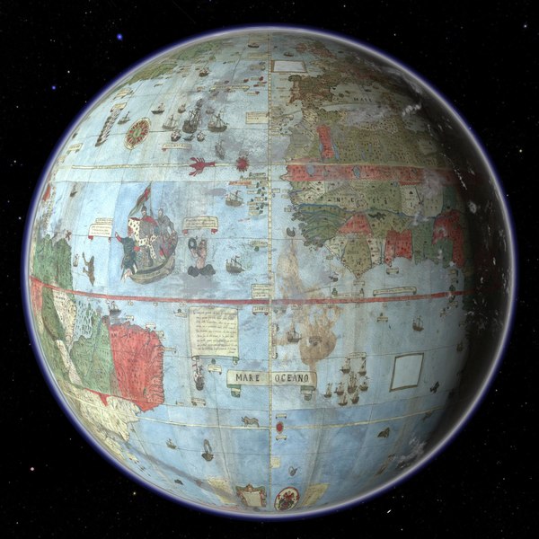 planet earth vatican 1587 3D model