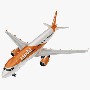 airbus easy jet 3D model
