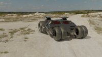batmobile 3D model