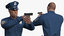 african american nypd cop 3D model