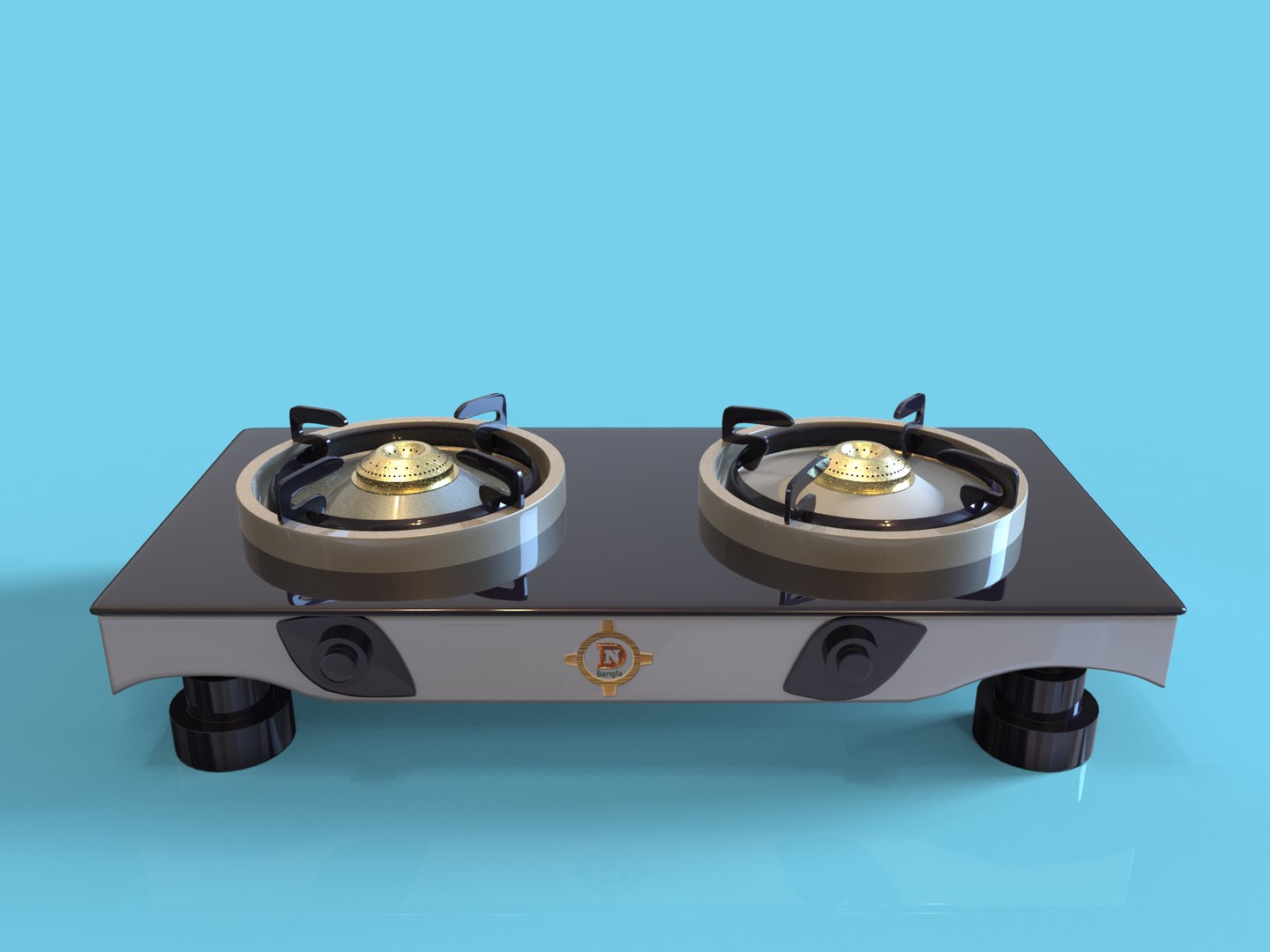 3D model gas stove TurboSquid 1476289