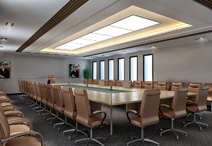 3D conference room model