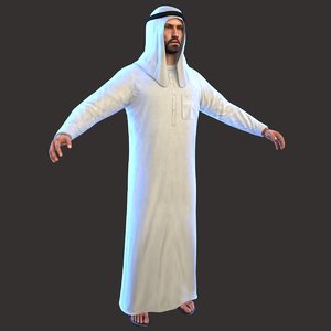 arab man 3D model