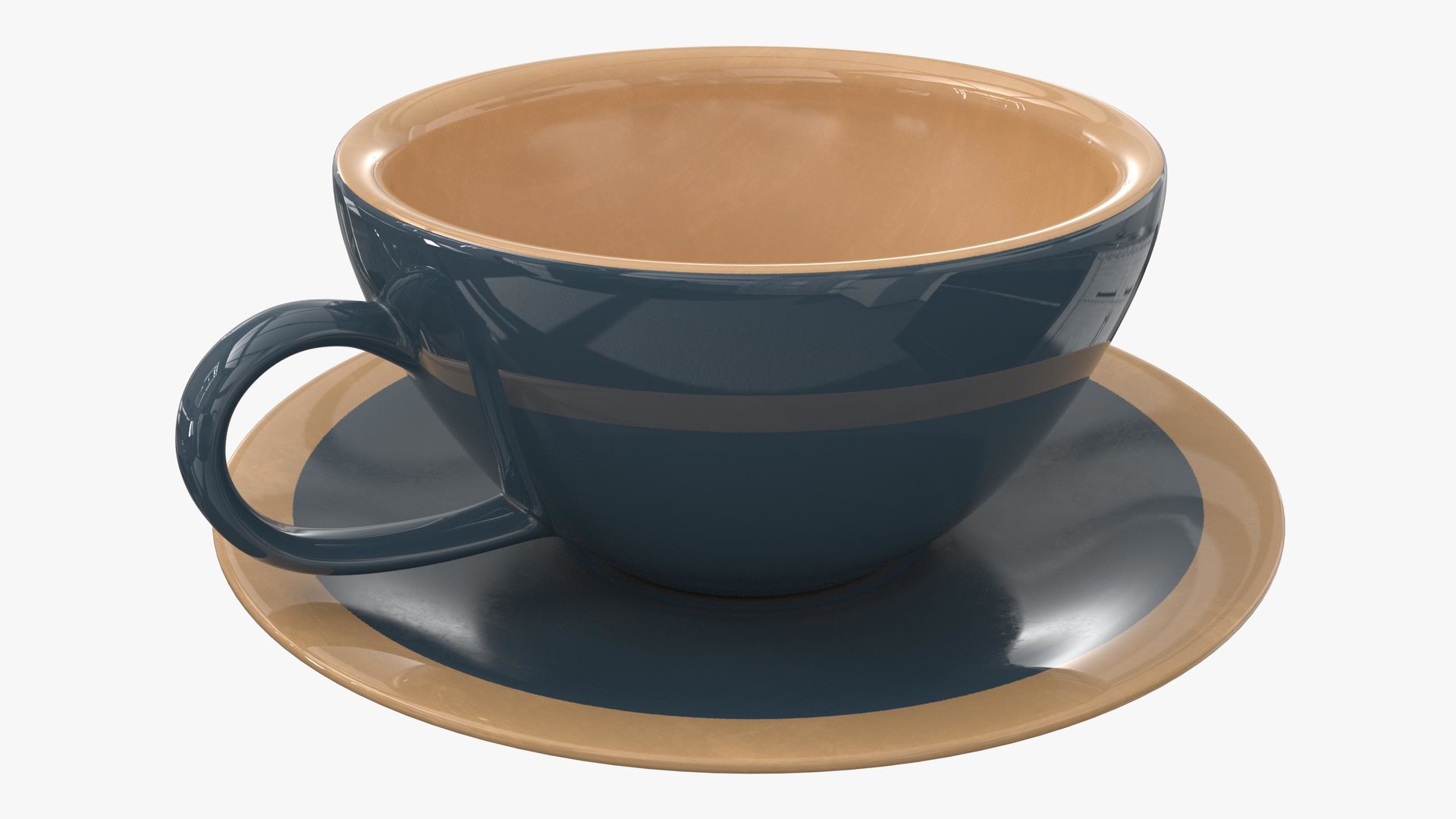 3D model coffee tea cup saucer TurboSquid 1477316