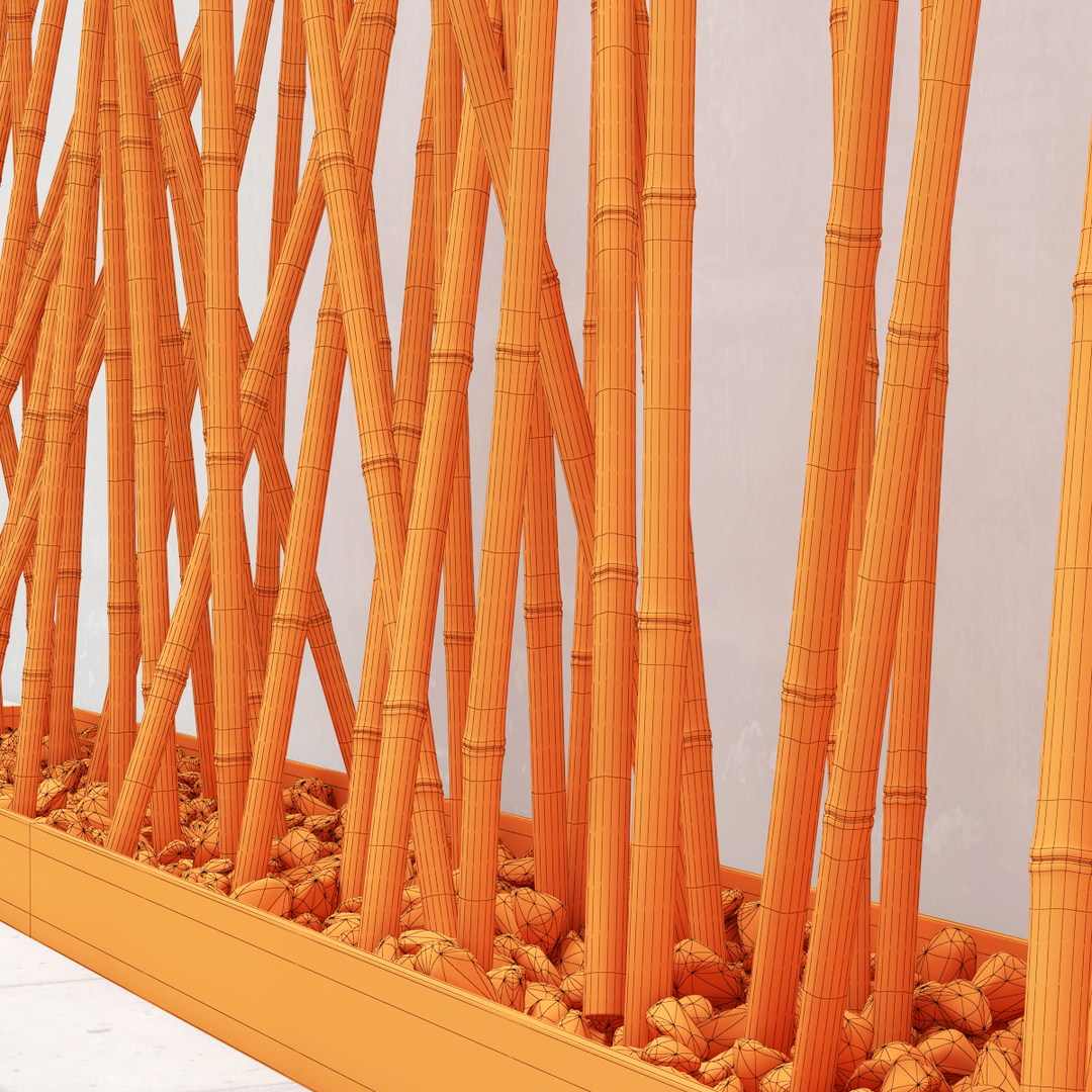 Bamboo Pavilion 3d Sketchup Model