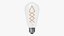 3d 12 led filament bulbs model