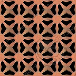 Rusty metal grid 06