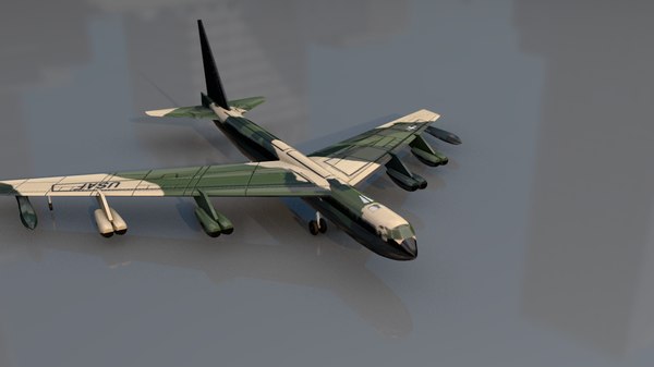 3D Model B 52 Stratofortress Subsonic - TurboSquid 1477410