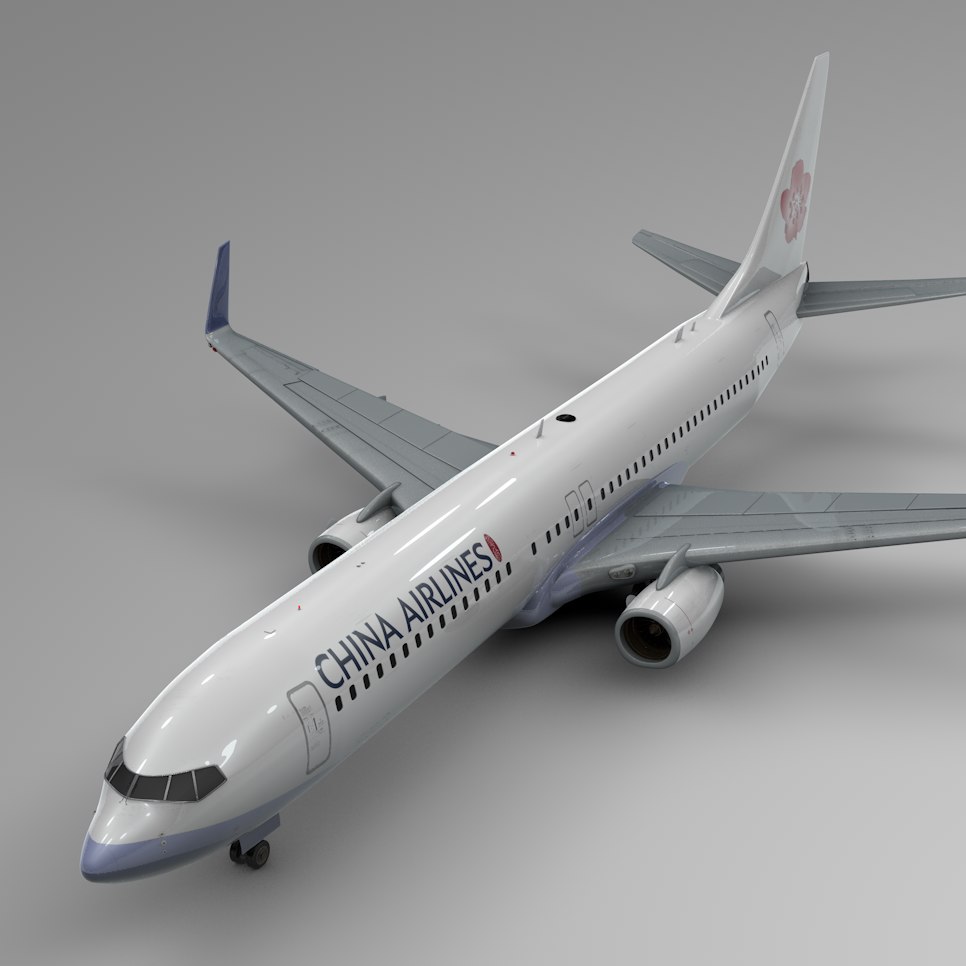3D china airlines boeing 737-800 model - TurboSquid 1477489