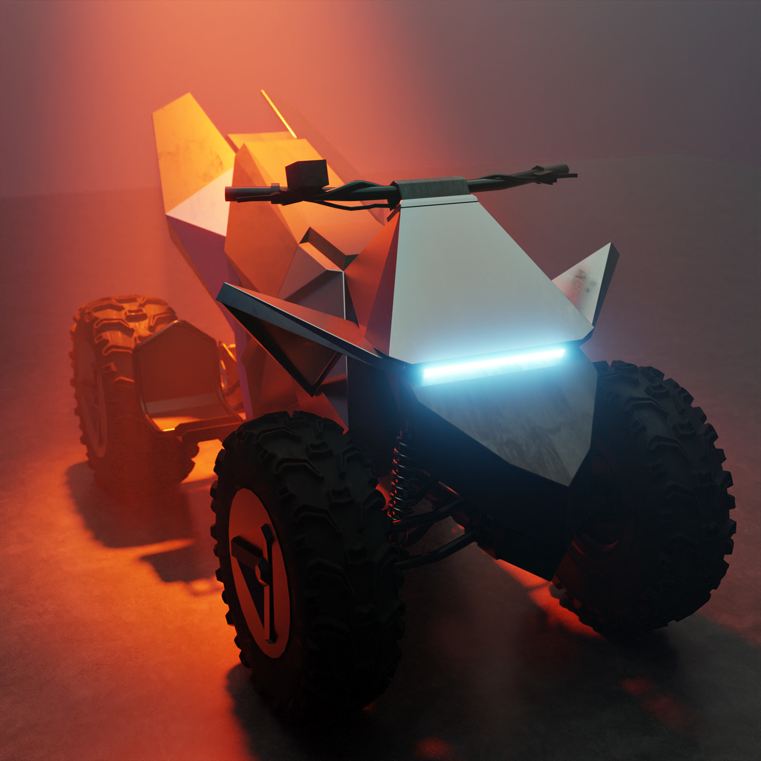 3D model cyberquad atv cybertruck - TurboSquid 1477501