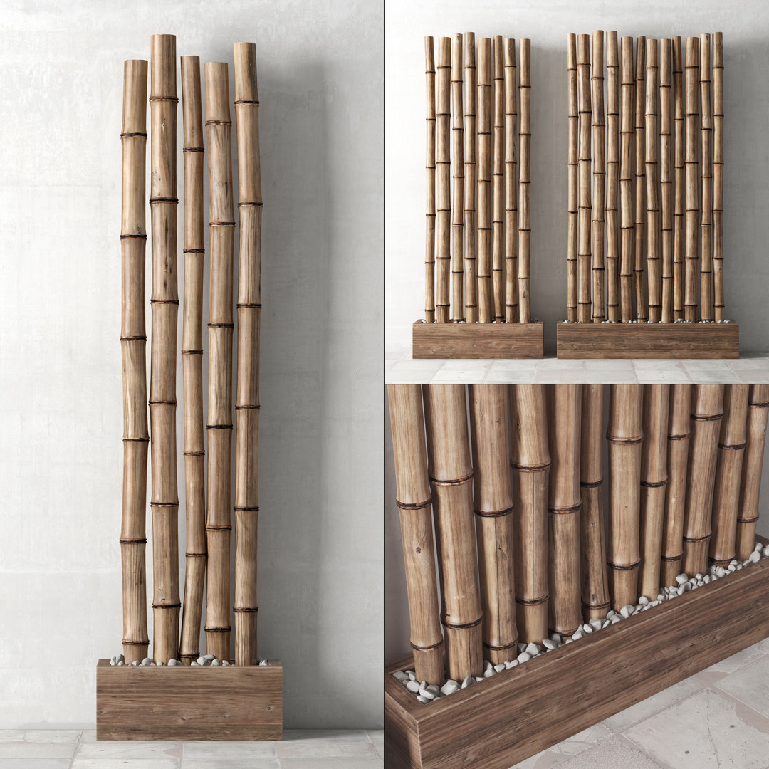 Decor bamboo 3D model - TurboSquid 1477488
