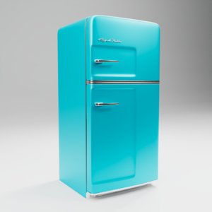 big chill retro fridge 3D model