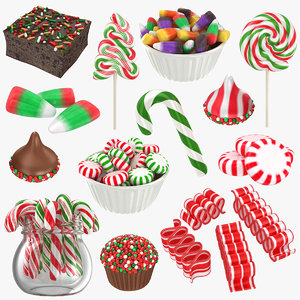 3D christmas candy