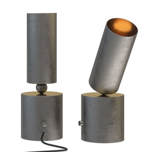 cylinder table light apparatus 3D model