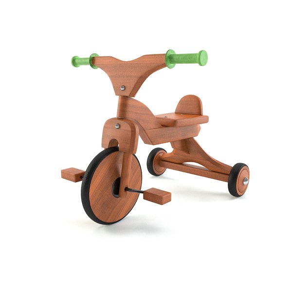 childs wooden bike