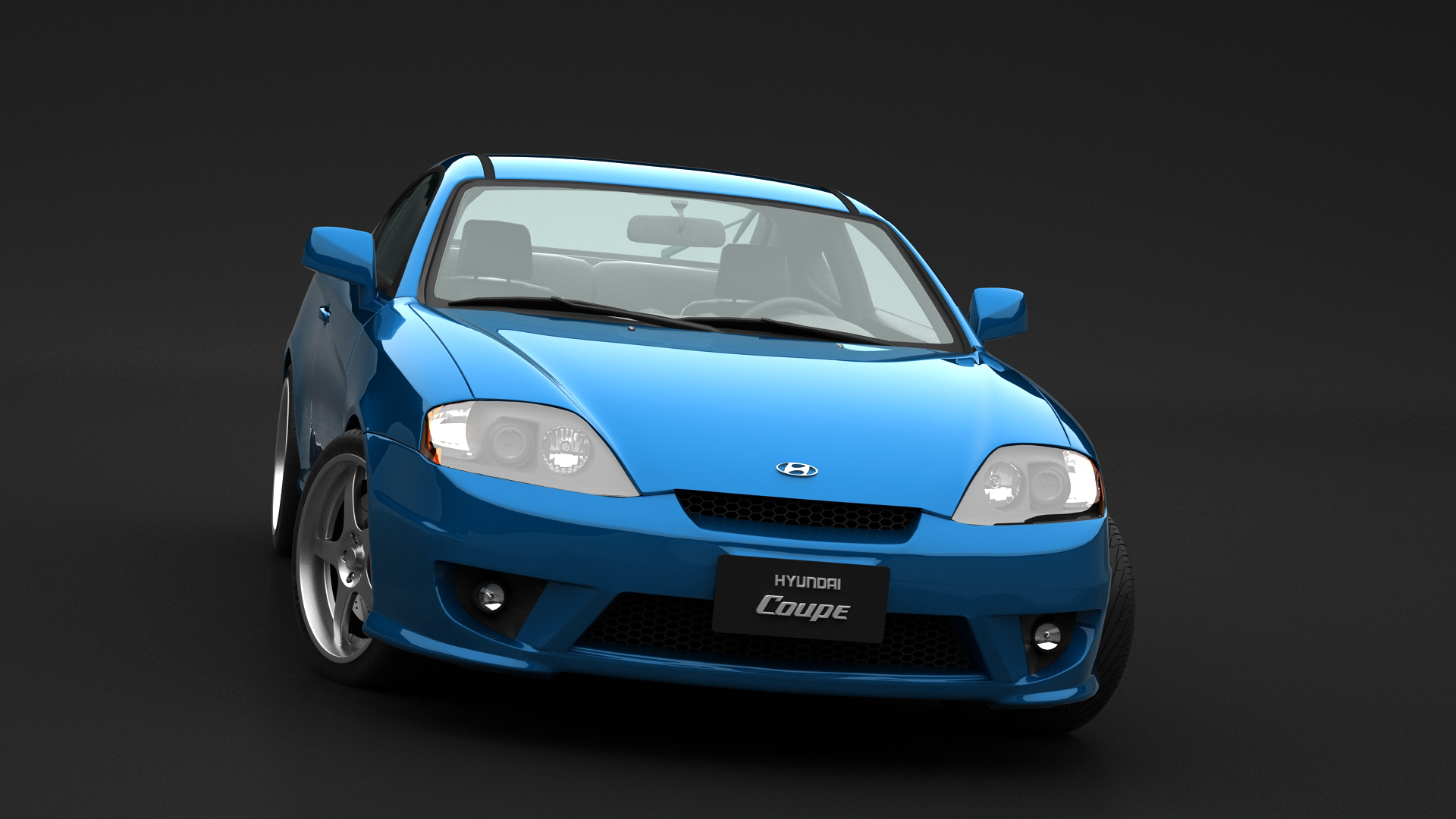 3d hyundai coupe