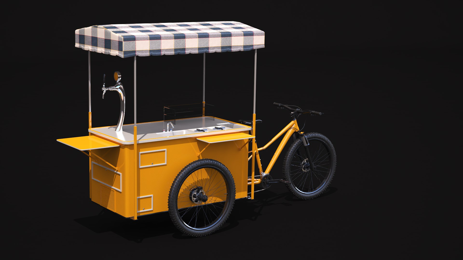 Street food bike 3D model - TurboSquid 1478543