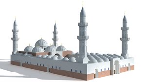 3D masjid quba model
