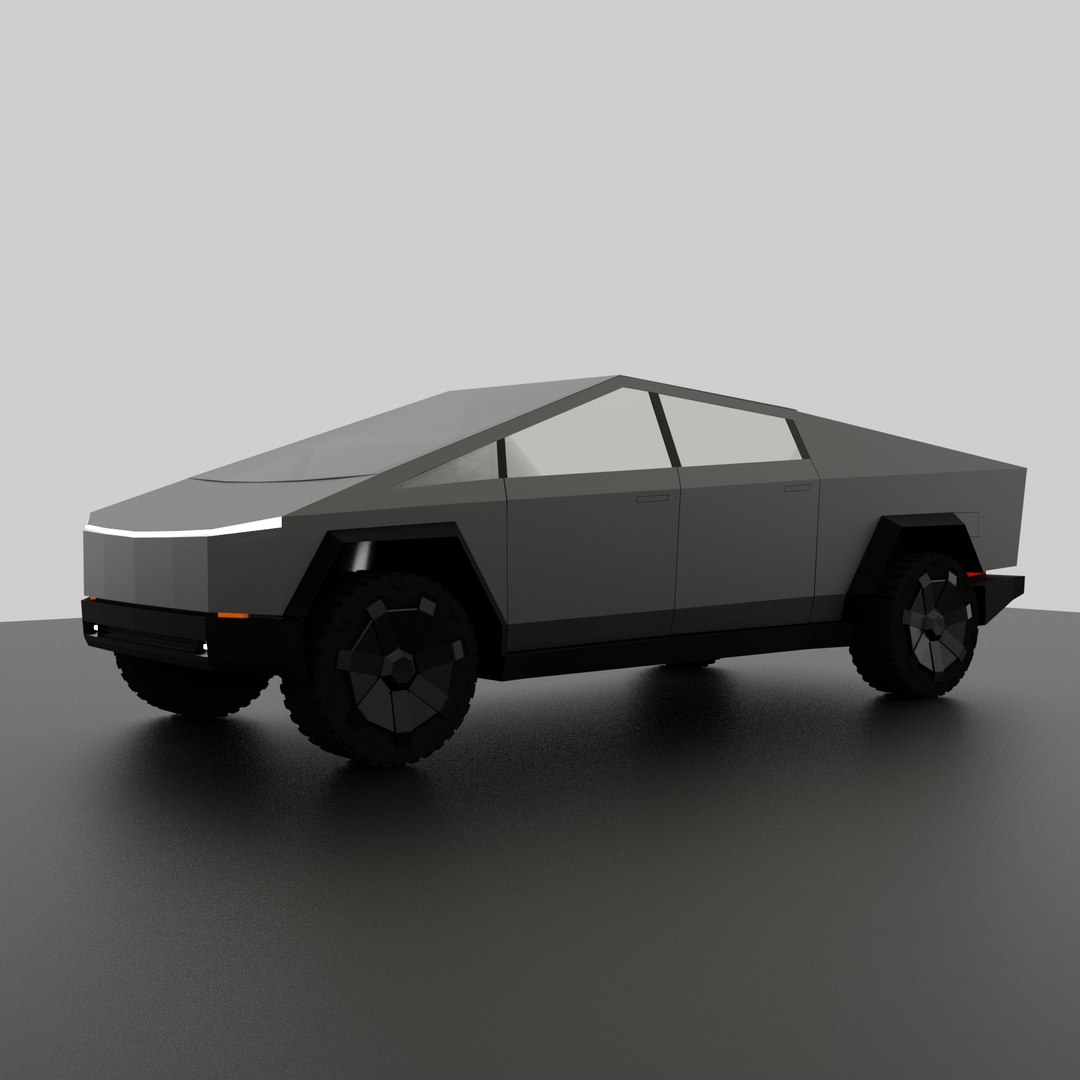 Tesla cybertruck 3D model TurboSquid 1478550