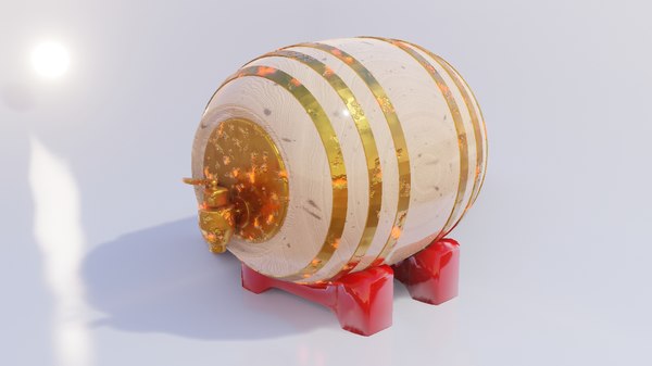 barrel 3D model