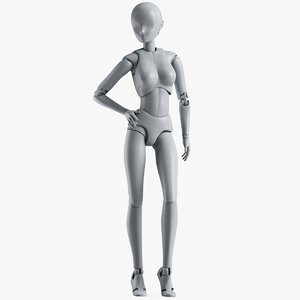 3D mannequin female model