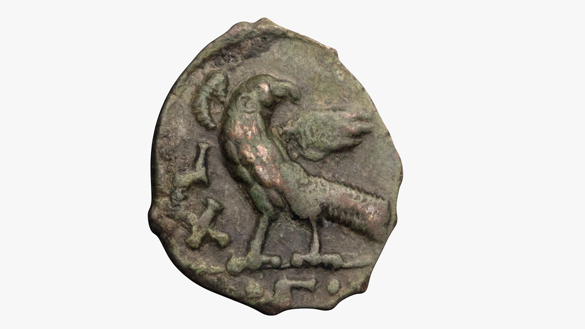 青铜Follis硬币Ostrogoths迁徙时期493-526 AD3D模型 - TurboSquid 1478565