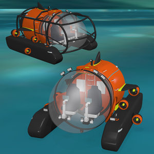 3D mini submarine