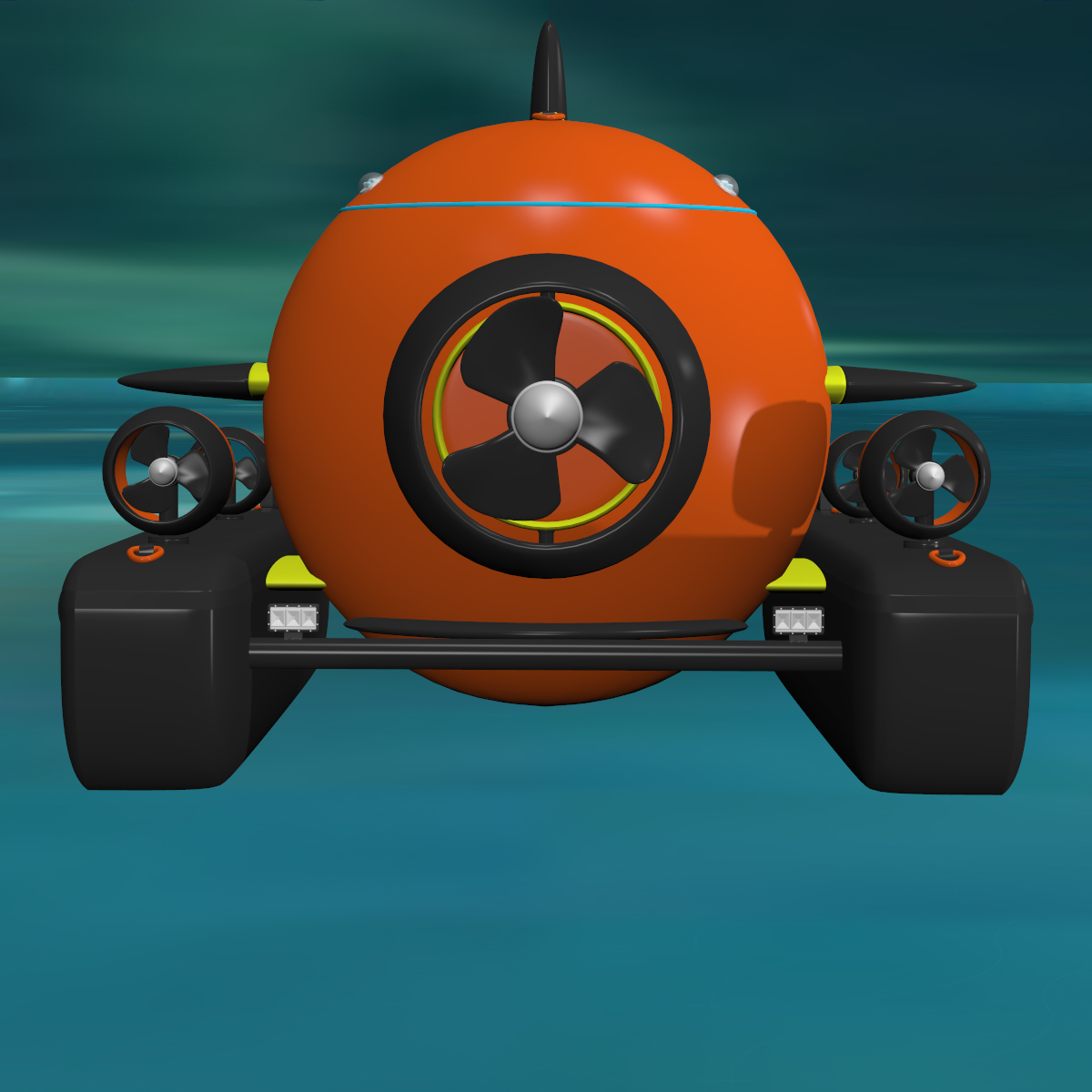 3d mini submarine