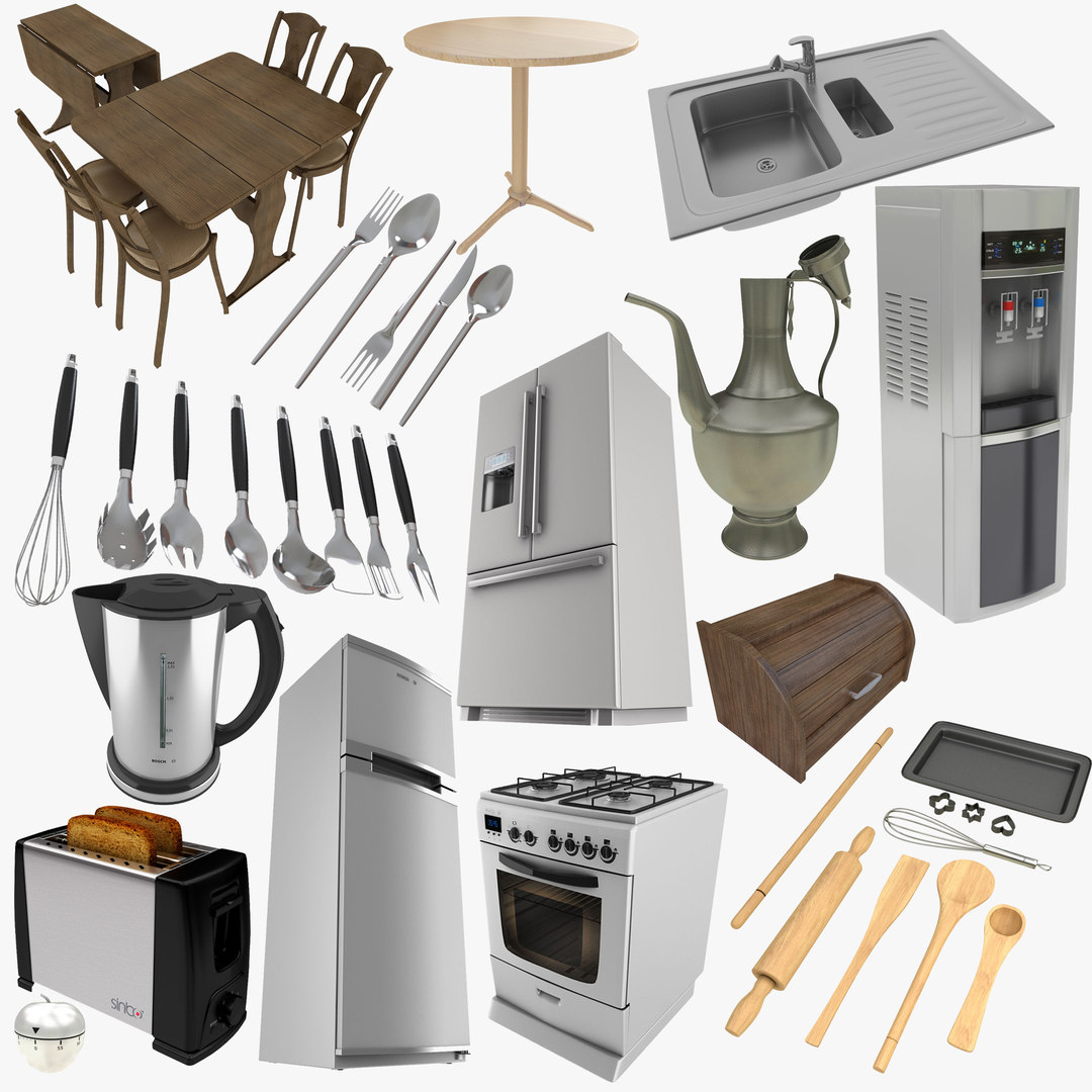 Big kitchen equipment 3D model TurboSquid 1478872