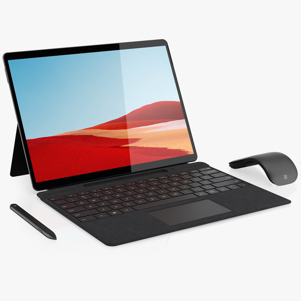 Microsoft Surface Pro X 3d Model Turbosquid 1478946