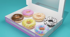 donut box 3D