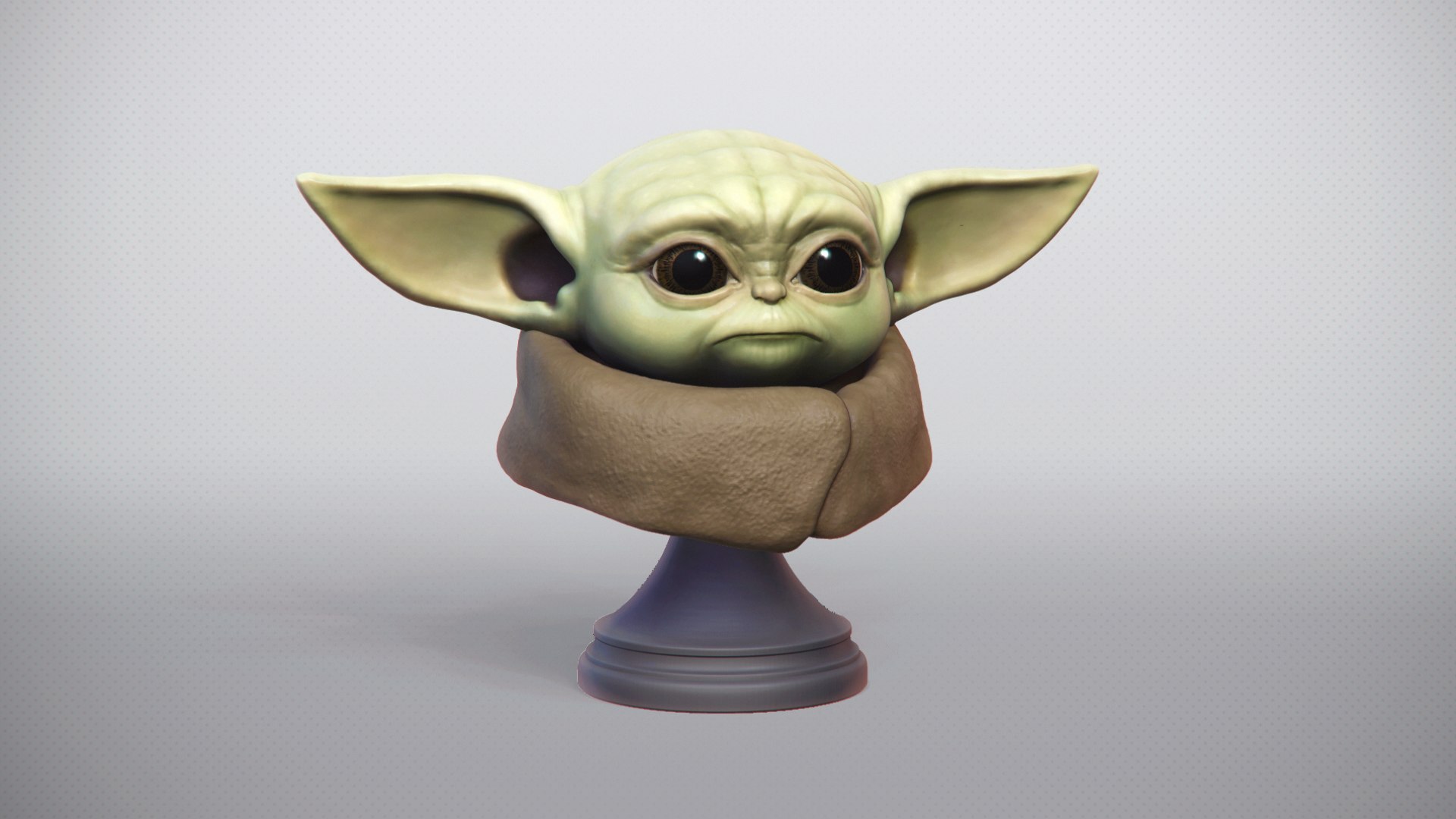 Download Baby yoda mandalorian jedi 3D model - TurboSquid 1478036