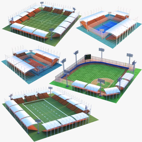 real stadiums 3D model