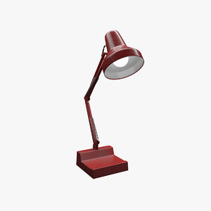 3D table lamp model