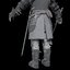 knight character pbr ready 3D model