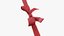 ribbon bow unwrap animation 3D model