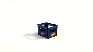beer crate 3D