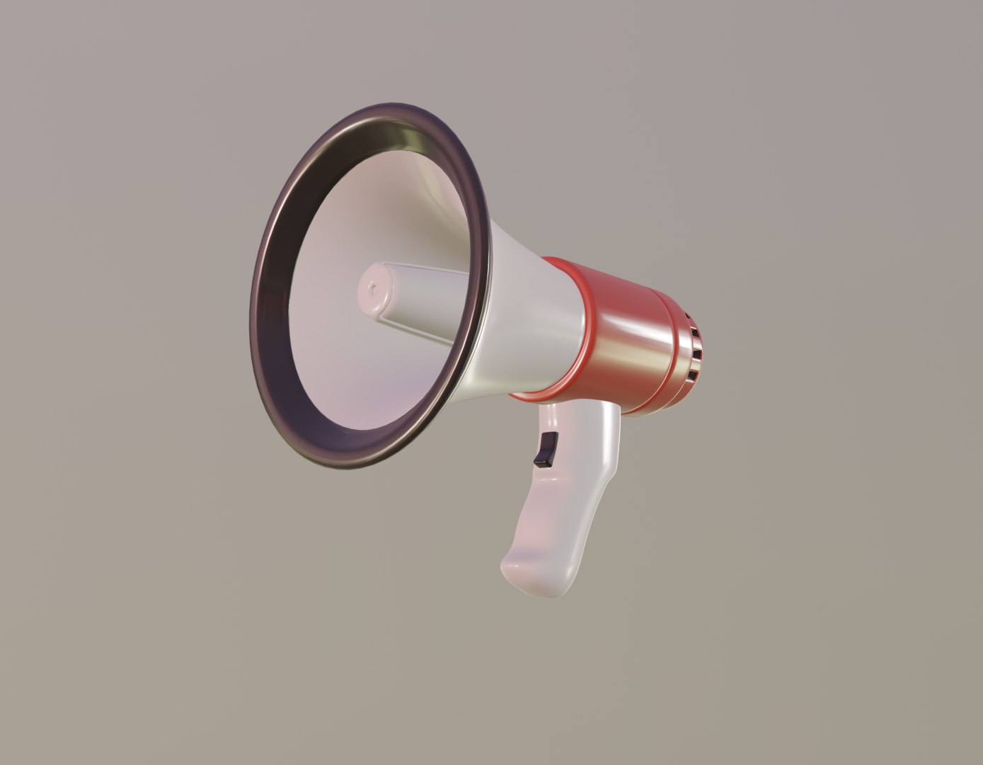 Megaphone 3D model - TurboSquid 1479895