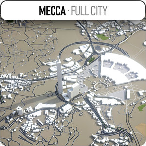 mecca surrounding - 3D model