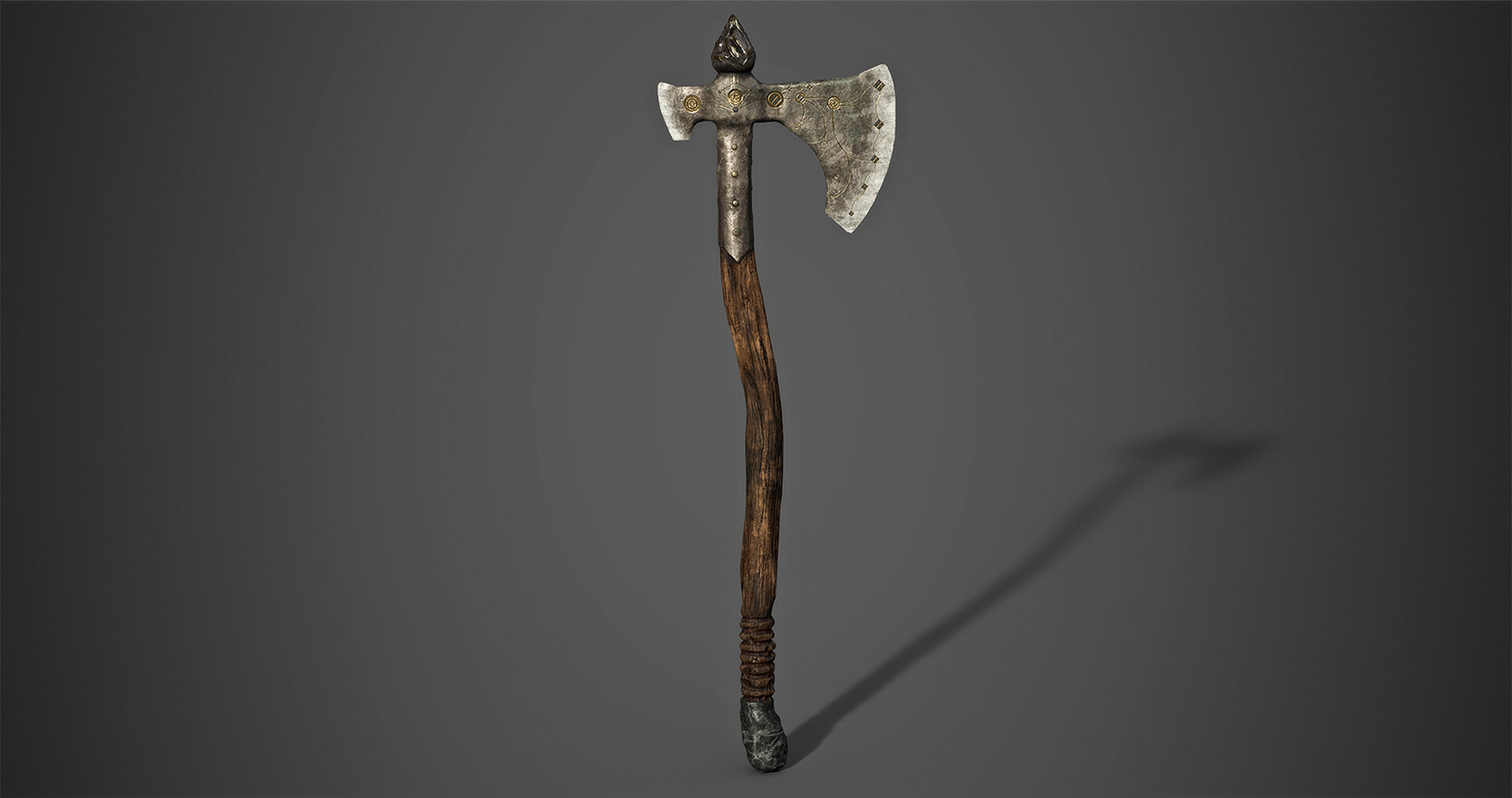modelo 3d Hacha medieval realista - TurboSquid 1480003