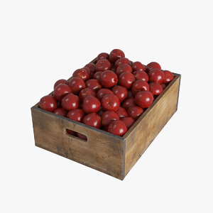 fruit apple crate model