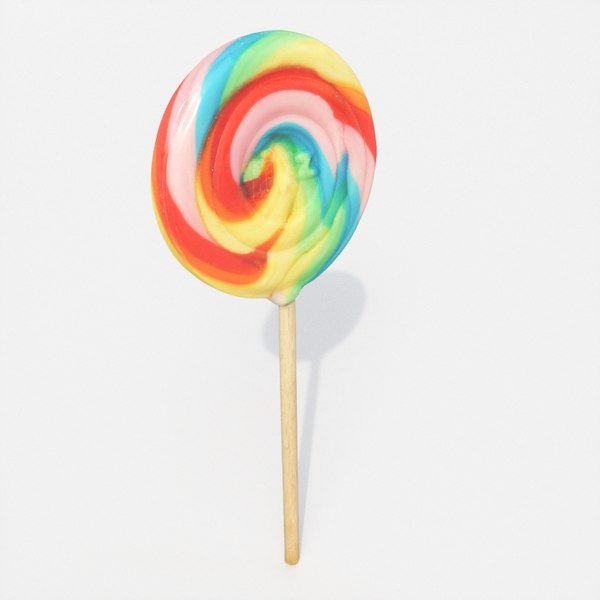 3D model lolli lollipop swirl - TurboSquid 1480104