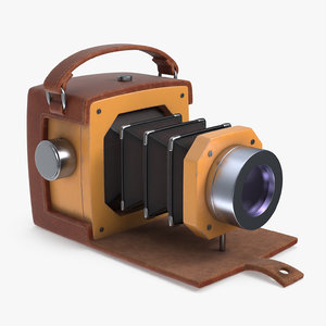cartoon camera 3D model