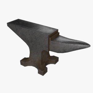 used anvil 3D model